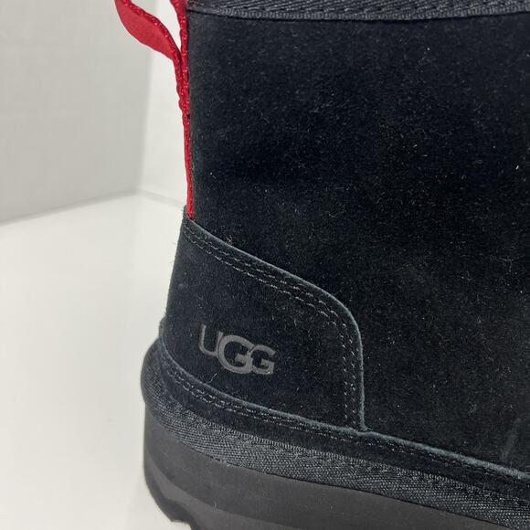 UGG Neumel Platform Zip Boots Women Size 10 Black 1122677 - Picture 2 of 11
